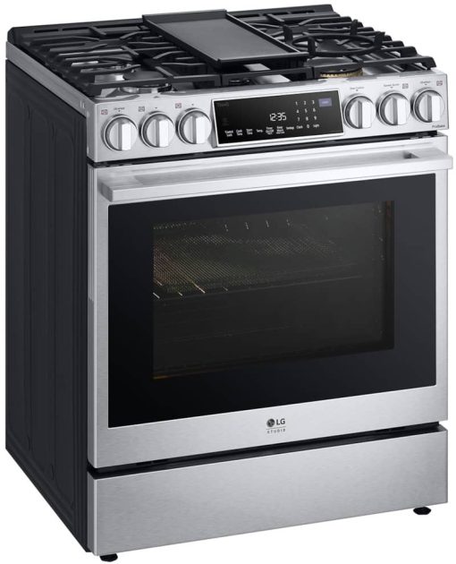 LG STUDIO 6.3 Cu. Ft. Stainless Steel Smart Wi-Fi Slide-In Gas Range With ProBake Convection And EasyClean - Image 7
