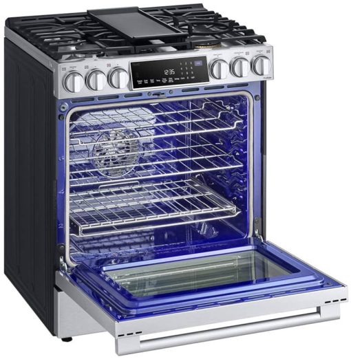 LG STUDIO 6.3 Cu. Ft. Stainless Steel Smart Wi-Fi Slide-In Gas Range With ProBake Convection And EasyClean - Image 8