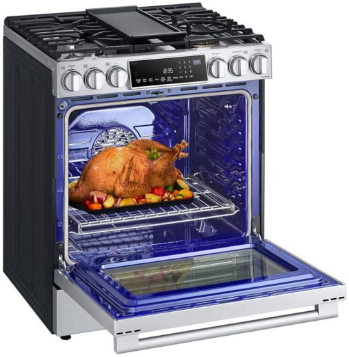 LG STUDIO 6.3 Cu. Ft. Stainless Steel Smart Wi-Fi Slide-In Gas Range With ProBake Convection And EasyClean - Image 10