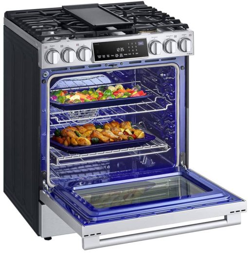 LG STUDIO 6.3 Cu. Ft. Stainless Steel Smart Wi-Fi Slide-In Gas Range With ProBake Convection And EasyClean - Image 9