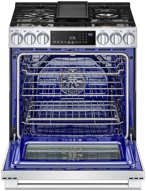 LG STUDIO 6.3 Cu. Ft. Stainless Steel Smart Wi-Fi Slide-In Gas Range With ProBake Convection And EasyClean - Image 2