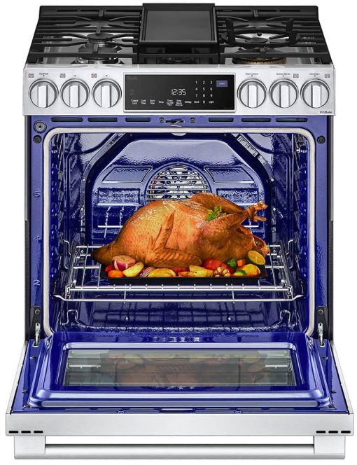 LG STUDIO 6.3 Cu. Ft. Stainless Steel Smart Wi-Fi Slide-In Gas Range With ProBake Convection And EasyClean - Image 5