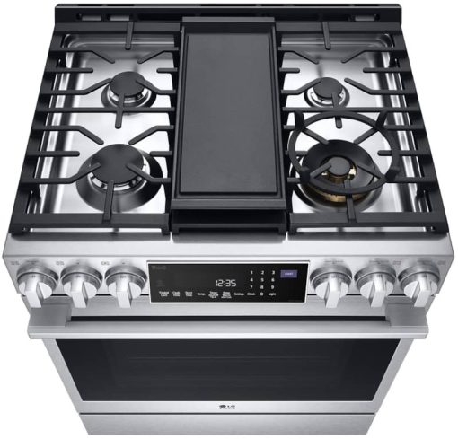 LG STUDIO 6.3 Cu. Ft. Stainless Steel Smart Wi-Fi Slide-In Gas Range With ProBake Convection And EasyClean - Image 13