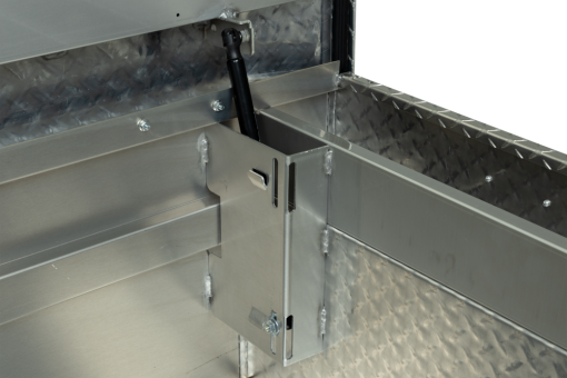 Weather Guard Saddle Truck Tool Box Aluminum Full Extra Wide Clear - Image 7