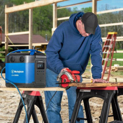 Westinghouse Power Station with Power Inverter and LED Display 1500/3000 Watt Pure Sine Wave Lithium-Ion Portable - Image 3