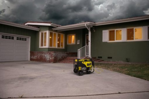 Champion 5000-Watt Portable Generator with Wheel Kit and Extension Cord - Image 3
