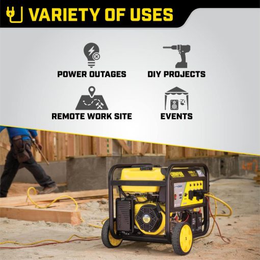 Champion Portable Generator with Electronic Fuel Injection Technology & CO Shield 9200Watt - Image 15