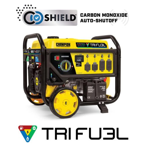 Champion Tri Fuel Portable Natural Gas Generator with CO Shield Electric Start 8000Watt - Image 13