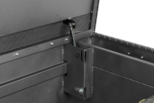 Weather Guard Saddle Truck Tool Box Aluminum Full Extra Wide Textured Matte Black - Image 7