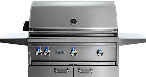 Lynx Professional 36" Stainless Steel Freestanding Natural Gas Grill With 1 Trident Infrared Burner And 2 Ceramic Burners And Rotisserie - Image 4