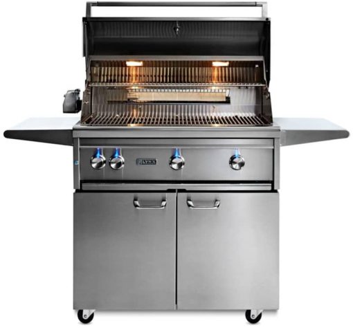Lynx Professional 36" Stainless Steel Freestanding Natural Gas Grill With 1 Trident Infrared Burner And 2 Ceramic Burners And Rotisserie - Image 2