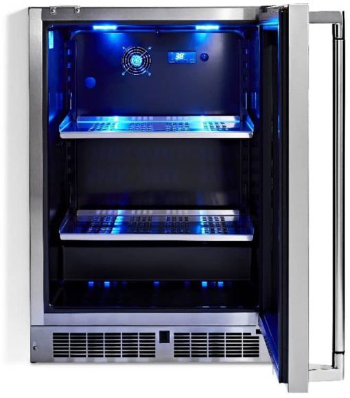 Lynx 24" Stainless Glass Right-Hinge Outdoor Refrigerator - Image 2