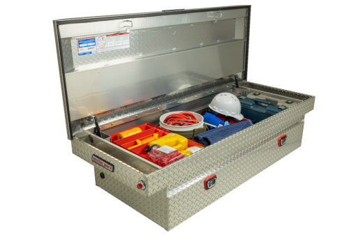 Weather Guard Saddle Truck Tool Box Aluminum Full Extra Wide Clear - Image 9