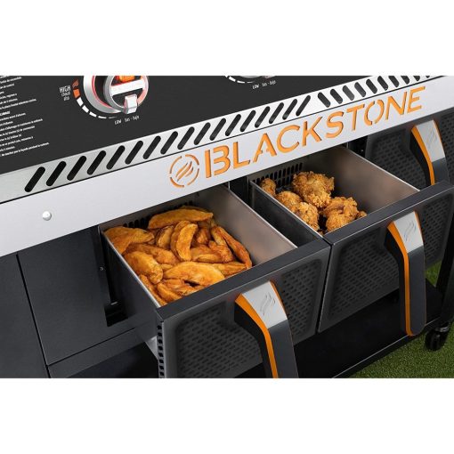 Blackstone Griddle & Air Fryer Combo Patio Cabinet 36" Black 4 Burner - Image 2