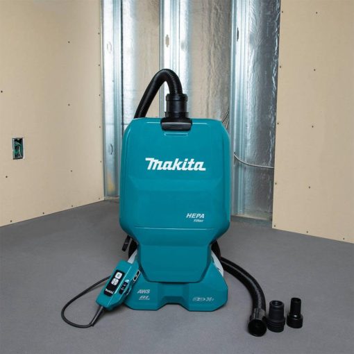 18V X2 LXT® Lithium-Ion (36V) Brushless Cordless 1.6 Gallon HEPA Filter Backpack Dry Dust Extractor Kit, AWS™ Capable (5.0 Ah) - Image 4