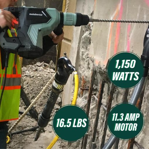 1-9/16 Inch SDS Max Rotary Hammer with Aluminum Housing Body | DH40MEY - Image 2