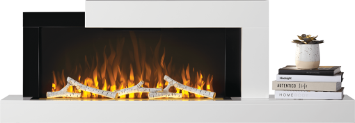Stylus™ Wallmount Electric Fireplace with Shelf - Image 10