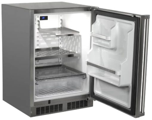 Marvel 24" Stainless Steel Right-Hinge Outdoor Built-In Refrigerator With Door Storage And MaxStore Bin - Image 2