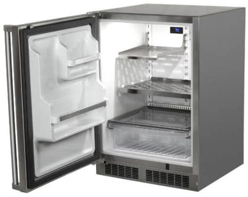 Marvel 24" Stainless Steel Left-Hinge Outdoor Built-In Refrigerator With Door Storage And MaxStore Bin - Image 2
