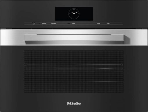 Miele DGC 7845 XL PureLine M Touch 24" Clean Touch Steel Plumbed Combi-Steam Oven
