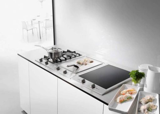 Miele CS 1012-1 LP 12" Stainless Steel Liquid Propane CombiSet - Image 4