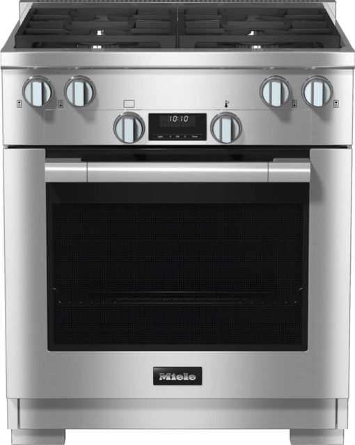 Miele HR 1124-3 G AG 30" Clean Touch Steel Natural Gas Range