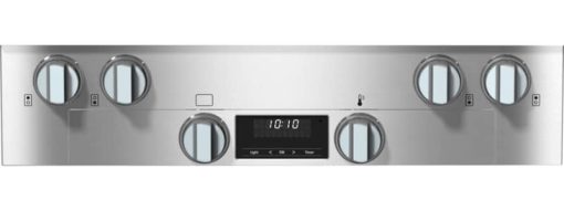 Miele HR 1724-3 G DF DirectSelect EasyControl 30" Clean Touch Steel Natural Gas Dual Fuel Range - Image 2