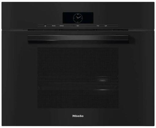 Miele DGC 7880 OBSW XXL VitroLine 30" Obsidian Black Plumbed Combi-Steam Oven