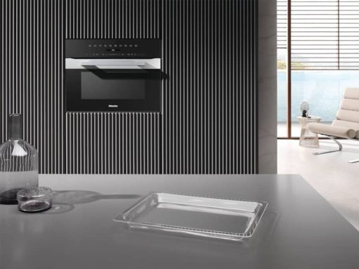 Miele H 7240 BM AM ContourLine 24" Clean Touch Steel Compact Speed Oven - Image 4