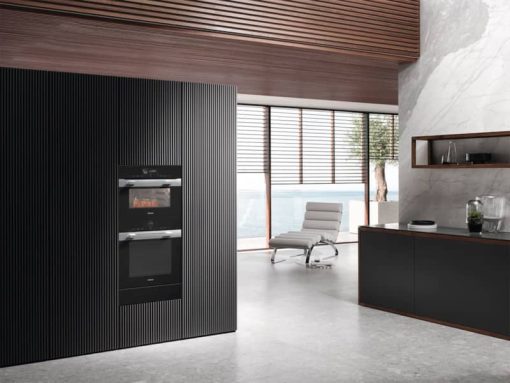 Miele H 7840 BM AM PureLine 24" Clean Touch Steel Compact Speed Oven - Image 4