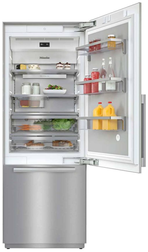 Miele KF 2802 SF MasterCool 30" Stainless Steel Built-In Fridge-Freezer - Image 2