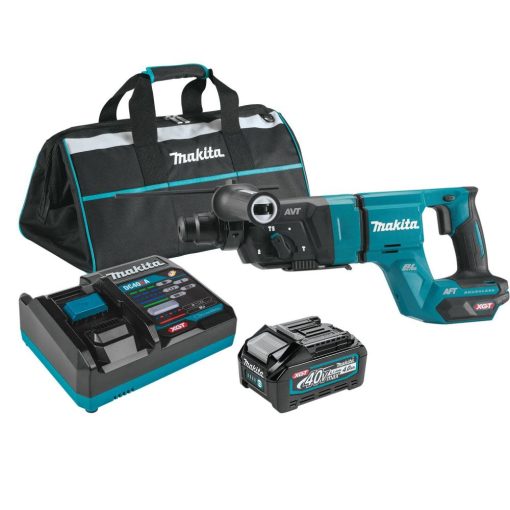 Makita 40V max XGT 1 1/8" AVT Rotary Hammer Kit accepts SDS PLUS bits AFT AWS Capable