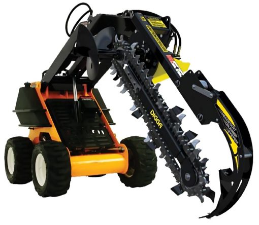 Mini Loader Trencher - 6" Width, 36" Depth Cut - Image 3