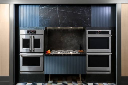 Monogram Statement Collection 30" Stainless Steel Smart French-Door Electric Convection Double Wall Oven - Image 8