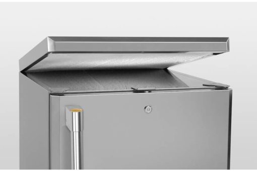 Monogram 5.4 Cu. Ft. Stainless Steel Right-Hinge Outdoor/Indoor Refrigerator - Image 5