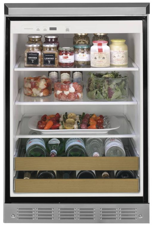 Monogram 5.4 Cu. Ft. Stainless Steel Right-Hinge Outdoor/Indoor Refrigerator - Image 2