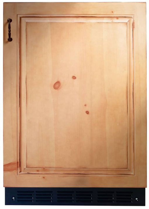 Monogram 24" Custom Panel Right-Hinge Bar Refrigerator With Icemaker