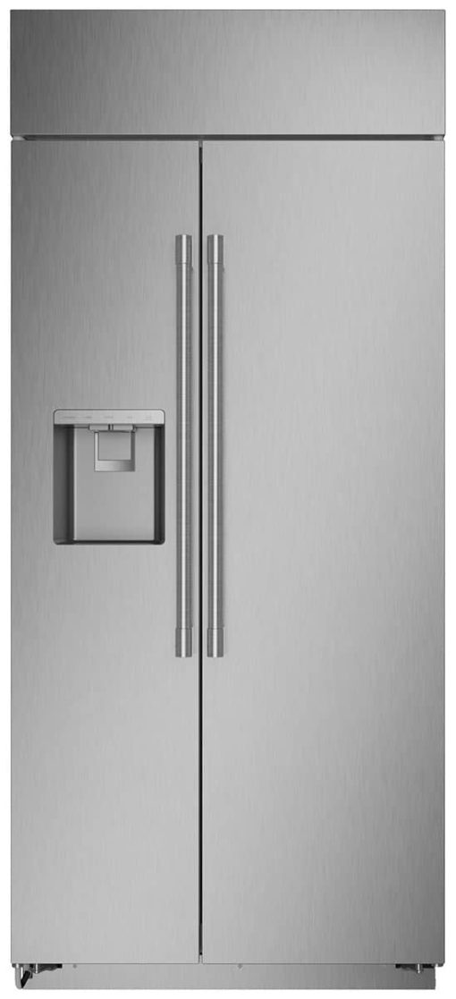 Monogram 36" Stainless Steel Smart Built-In Side-By-Side Refrigerator With Dispenser