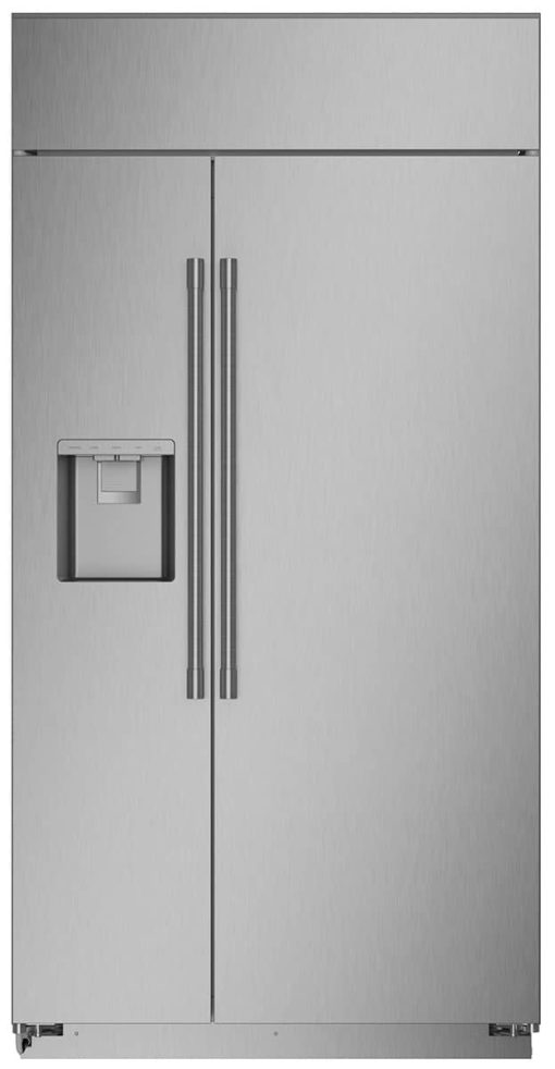 Monogram 42" Stainless Steel Smart Built-In Side-By-Side Refrigerator With Dispenser