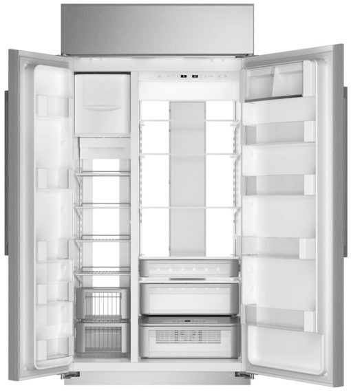 Monogram 42" Stainless Steel Smart Built-In Side-By-Side Refrigerator - Image 4