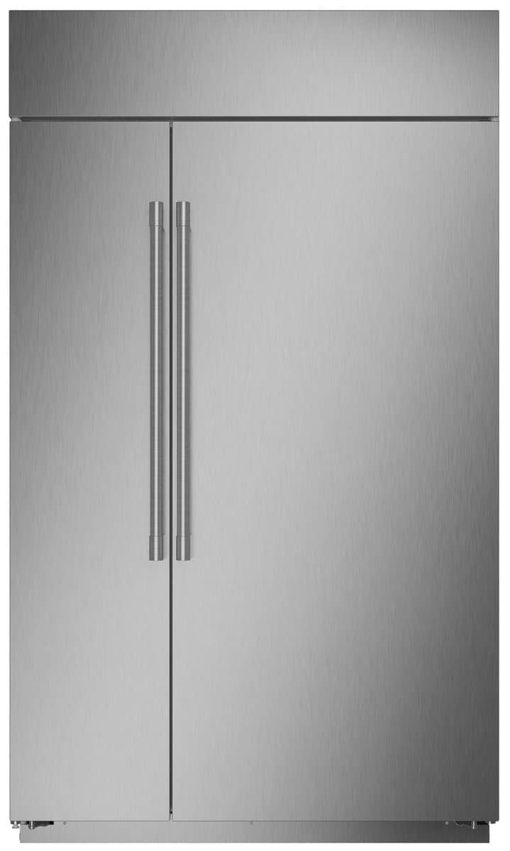 Monogram 48" Stainless Steel Smart Built-In Side-By-Side Refrigerator