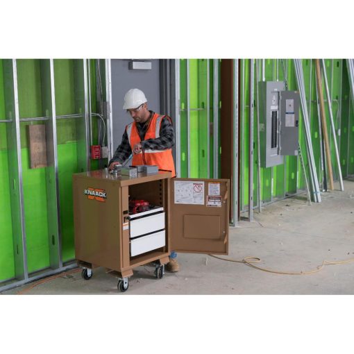 Compact Rolling Workbench with Drawers - Image 5