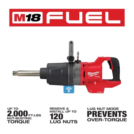 Milwaukee M18 FUEL Impact Wrench 1" D Handle Ext Anvil High Torque with ONE KEY Reconditioned - Image 2