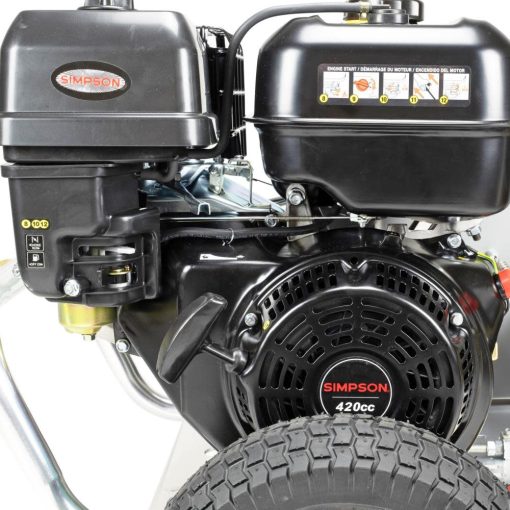 Aluminum Water Blaster 4400 PSI at 4.0 GPM SIMPSON 420 with AAA Triplex Plunger Pump Cold Water Professional Belt Drive Gas Pressure Washer (49-State) - Image 6