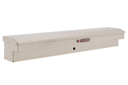 Weather Guard 87" Lo-Side Truck Tool Box Aluminum Clear