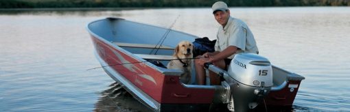 15 HP 4-Stroke Electric Start Outboard Motor with Throttle Grip - Image 2