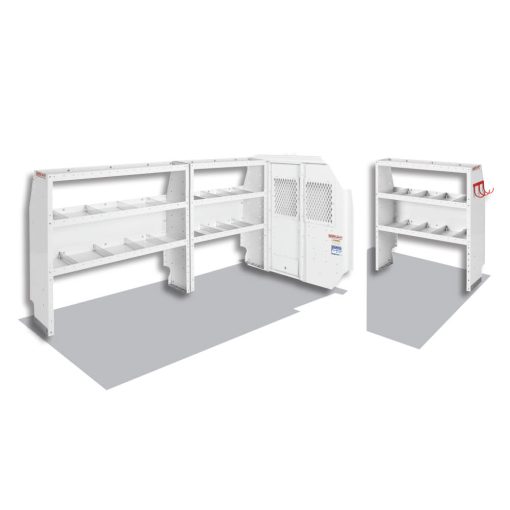 Commercial Shelving Package for Full-Size, 130 Inch Wheel Base  Ford Transit Vans