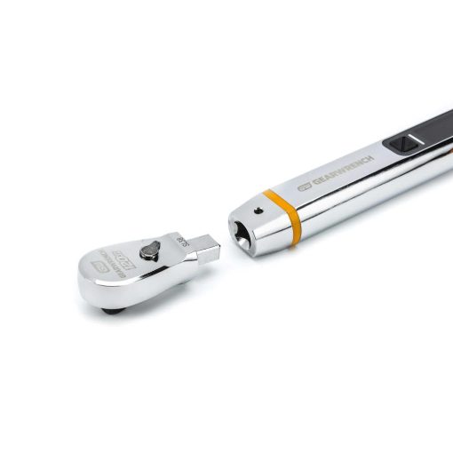 GEARWRENCH 3/8" 120XP™ E Spec Electronic Interchangeable Head Torque Wrench 15 74 ft lb - Image 4