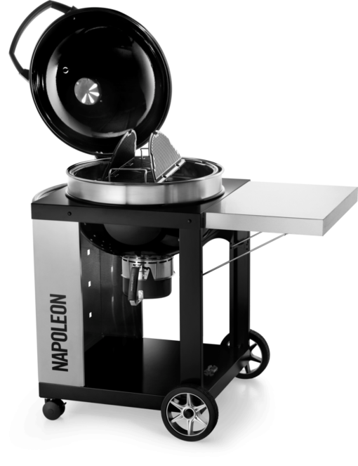 PRO CART Charcoal Kettle Grill, Black - Image 4
