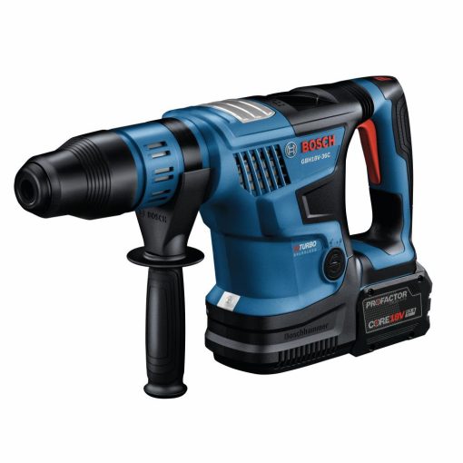 Bosch PROFACTOR 18V Hitman 1 9/16" Rotary Hammer Kit Connected Ready SDS max with 2 CORE18V 12Ah PROFACTOR Exclusive Batteries - Image 3